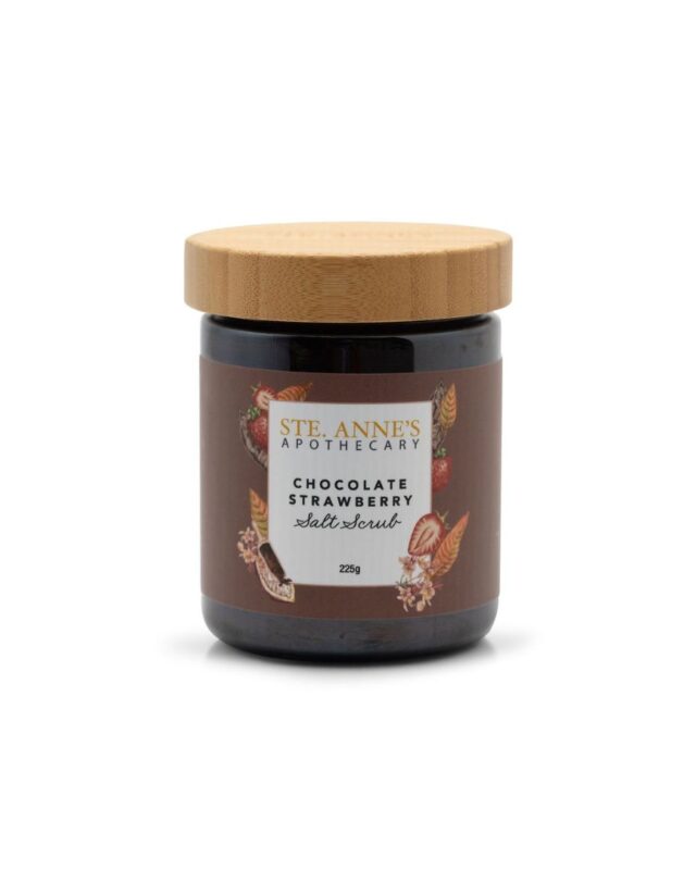 Chocolate Strawberry Salt Scrub