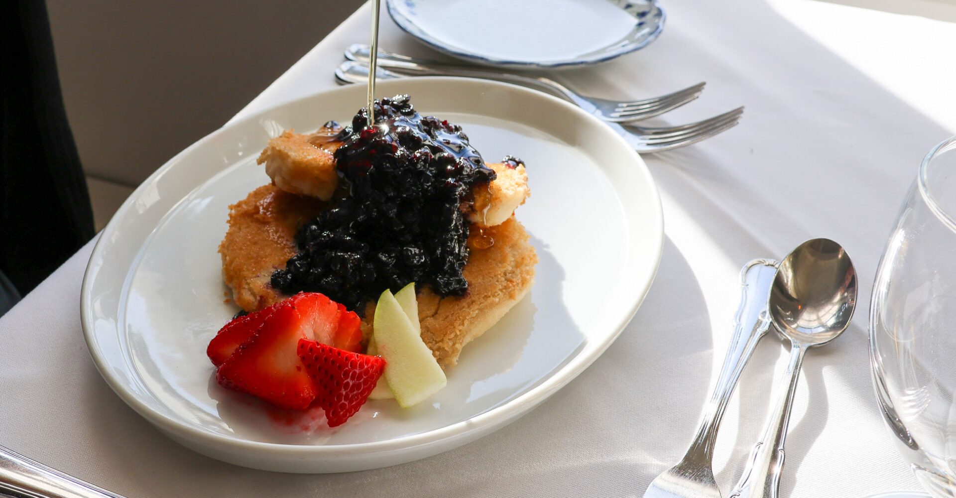 Almond Milk Blueberry Pancake