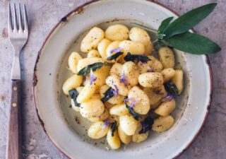Gnocchi with Beurre Blanc