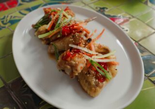 Honey Fermented Garlic & Chili Chicken Wings