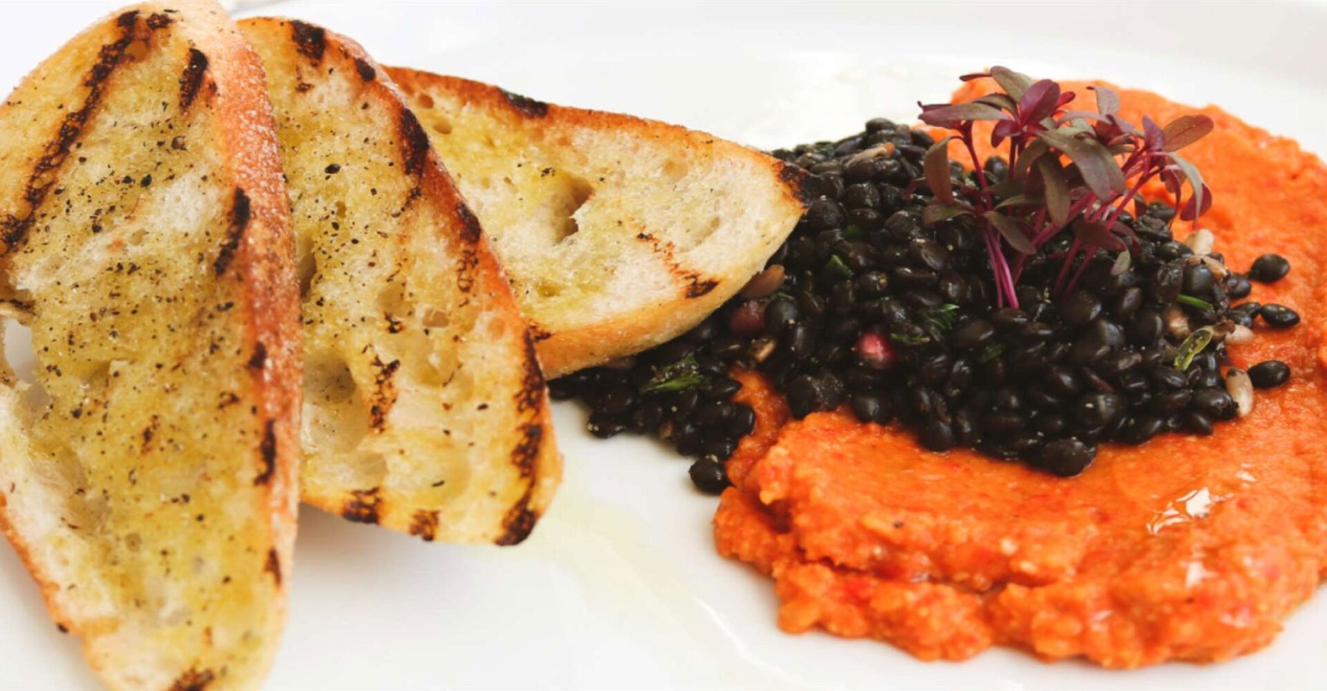 Lentil Salad & Hummus Duo