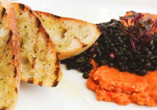 Lentil Salad & Hummus Duo