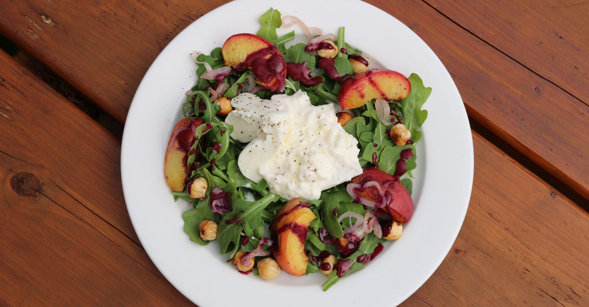 Peach & Burrata Salad