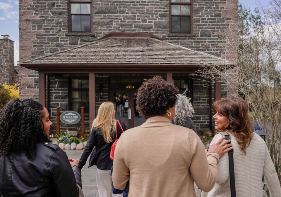 Arrival to Ste. Anne's Spa 