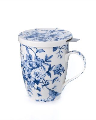 McIntosh: Always in Bloom Tea Mug w/ Infuser & Lid