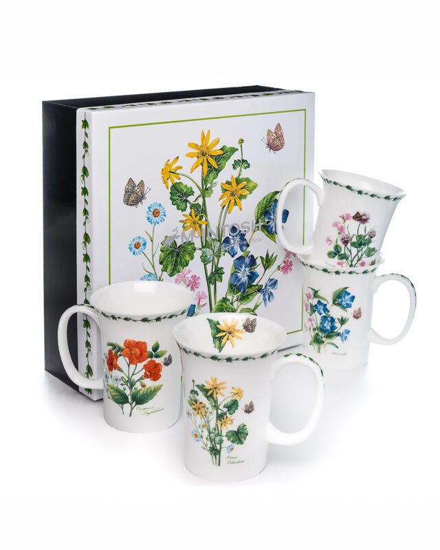 McIntosh: Garden Meadow Set of 4 Mugs