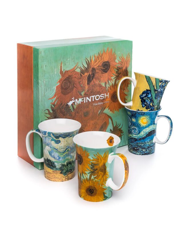 McIntosh: Van Goghs Set of 4 Mugs