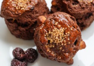 Double Chocolate Cherry Scones