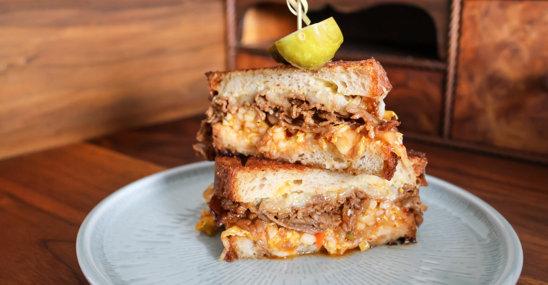 Korean BBQ Beef Melt