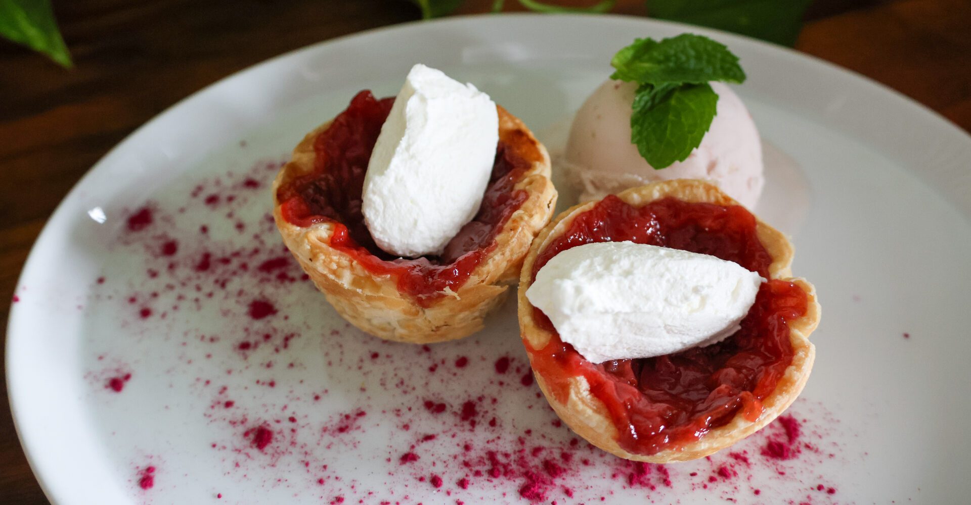 Strawberry Rhubarb Tart