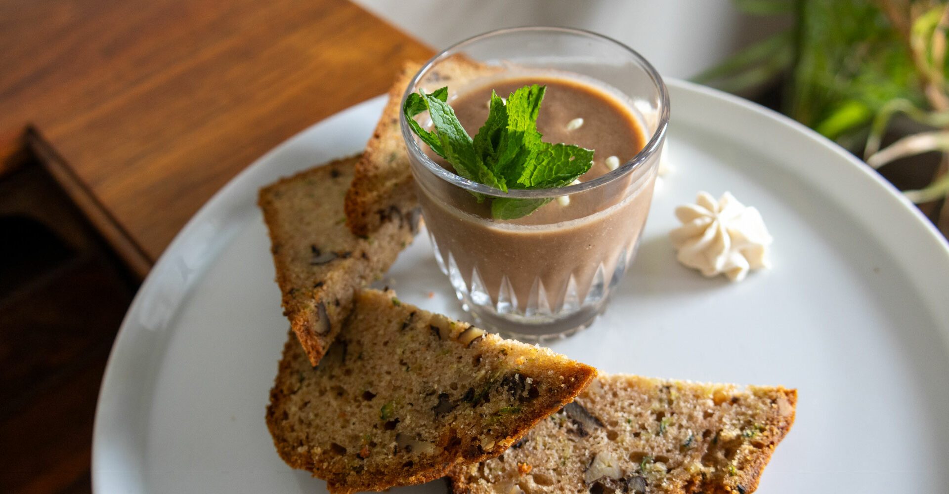 Zucchini Bread & Smoothie