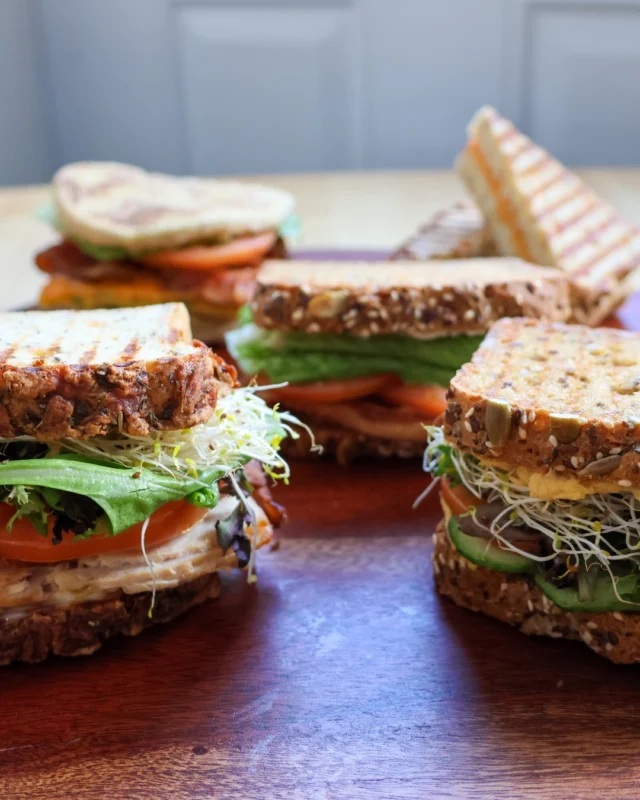 Which will it be today? Turkey Club? Green Goddess Sandwich? Or our popular Bacon & Brie panini? Pair it with todays soup for the ultimate lunch combo.#glutenfreefood